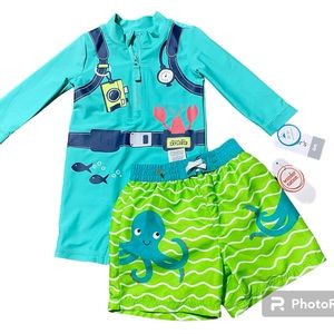 Infant Boy Swim Bundle 6mo NWT